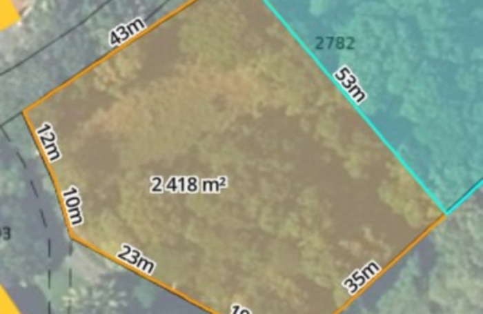 Vente Terrain 2418m&sup2; Rivière Salée