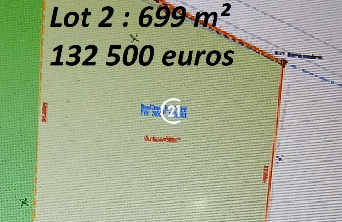 Terrain viabilisé au François