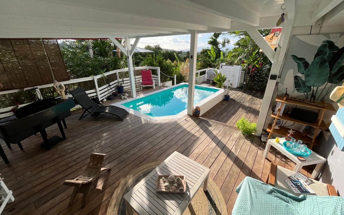 Maison 3 chambres avec piscine RIVIERE SALEE, MARTINIQUE