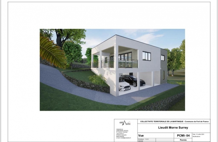 Vente Terrain 400m² Fort de france