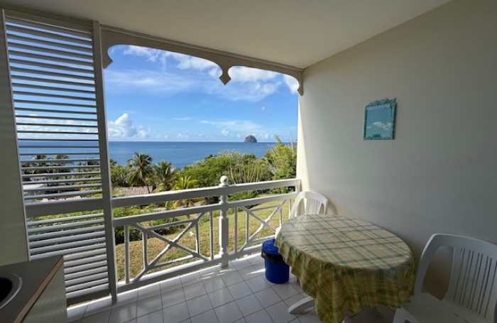 STUDIO meublé VUE SUR LE ROCHER dans résidence avec piscine