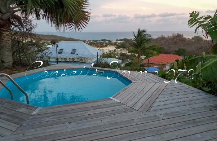 Villa meublée avec piscine à louer   Dizac - Le Diamant (Martinique)