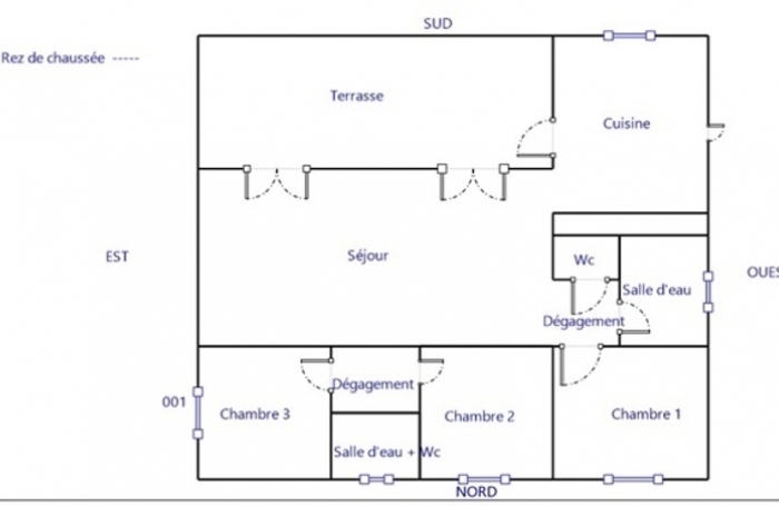 Vente Maison 86m&sup2; 4 pi&#232;ces Saint Pierre