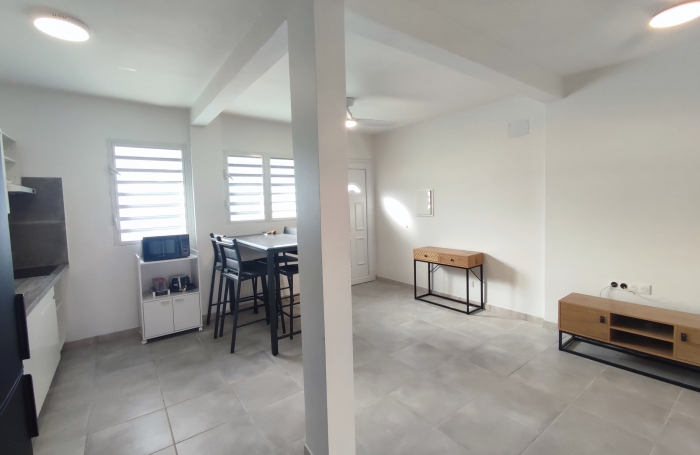 CHARMANT T3 MEUBLE AVEC TERRASSE- EAU et ELECTRICITE inclus dans le loyer.