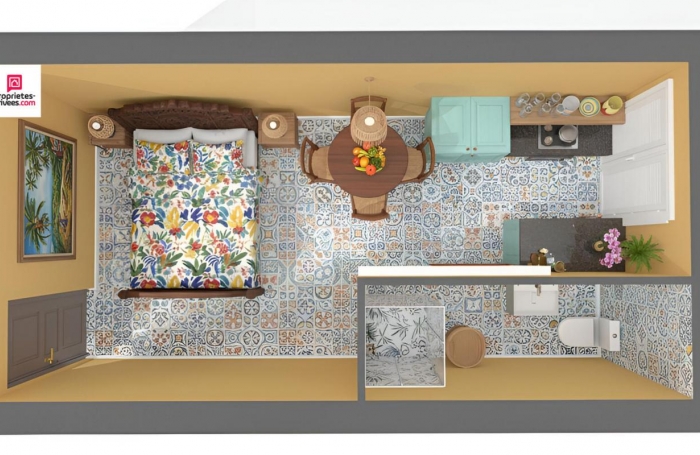 Vente Appartement 20m&sup2; 1 pi&#232;ce La Trinité