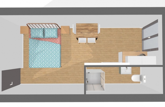 Vente Appartement 20m&sup2; 1 pi&#232;ce La Trinité