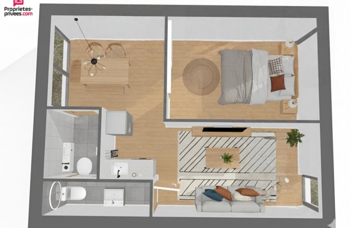 Vente Appartement 30.5m&sup2; 2 pi&#232;ces La Trinité