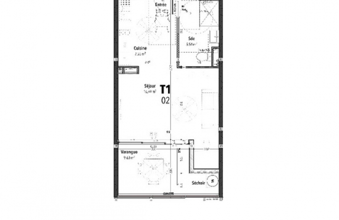 Vente Appartement 41m&sup2; 1 pi&#232;ce Saint Paul