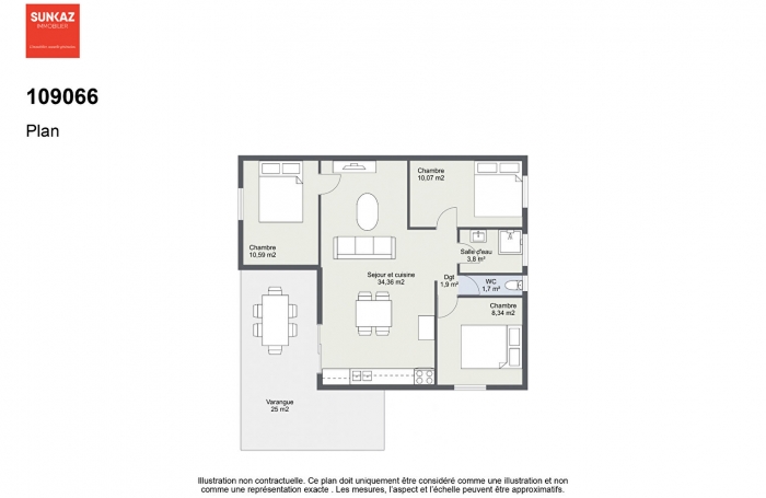 Vente Maison 71m² 4 pièces Saint Joseph