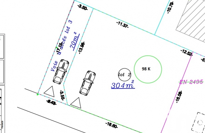 Vente Terrain 304m&sup2; Saint Louis