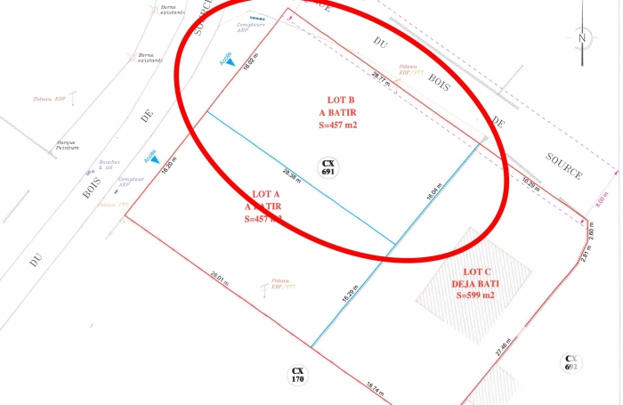 Vente Terrain 457m&sup2; Plaine des Cafres