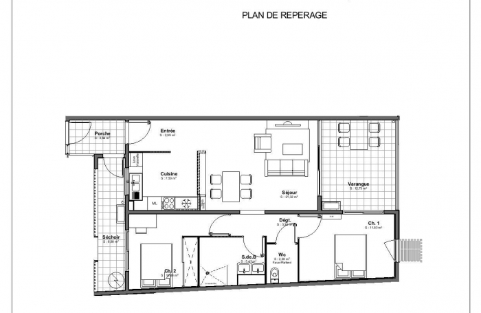 Appt T3 St Denis