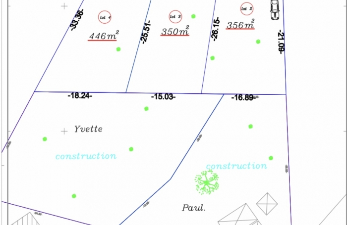 Vente Terrain 356m&sup2; Plaine des Cafres