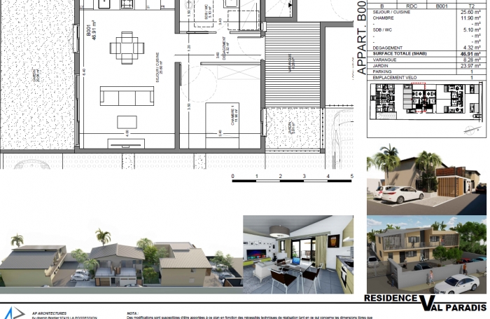 EXLUSIVITE APPARTEMENT 3 PIECES AVEC JARDIN A VENDRE LIGNE PARADIS