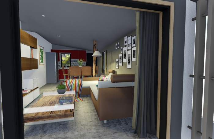 EXLUSIVITE APPARTEMENT 3 PIECES AVEC JARDIN A VENDRE LIGNE PARADIS