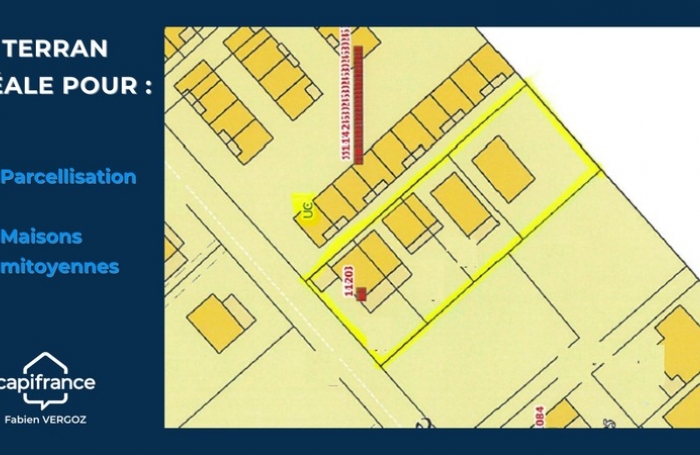 Vente Terrain 1771m&sup2; Saint André