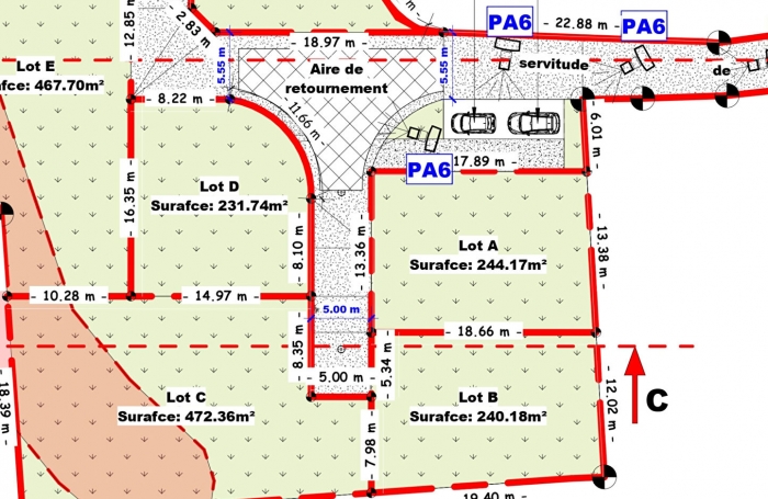 Vente Terrain 472m² Sainte Marie