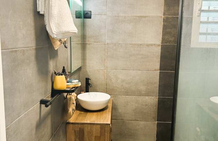 T3 meublé avec terrasse, jardin, jacuzzi à Saint Paul