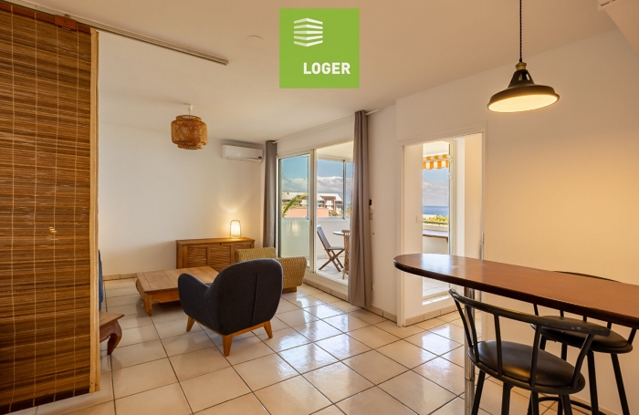 Location Appartement 41.46m² 2 pièces Saint Gilles les Bains