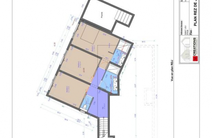 Vente Maison 110m&sup2; 4 pièces Saint-Leu