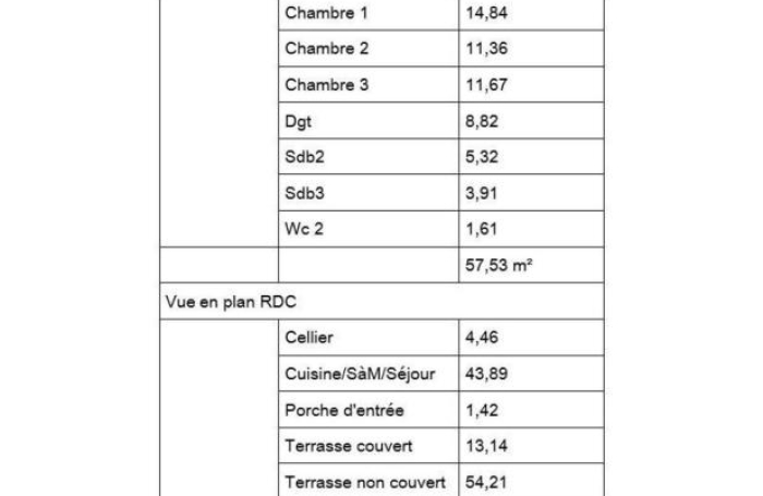 Vente Maison 110m&sup2; 4 pièces Saint-Leu