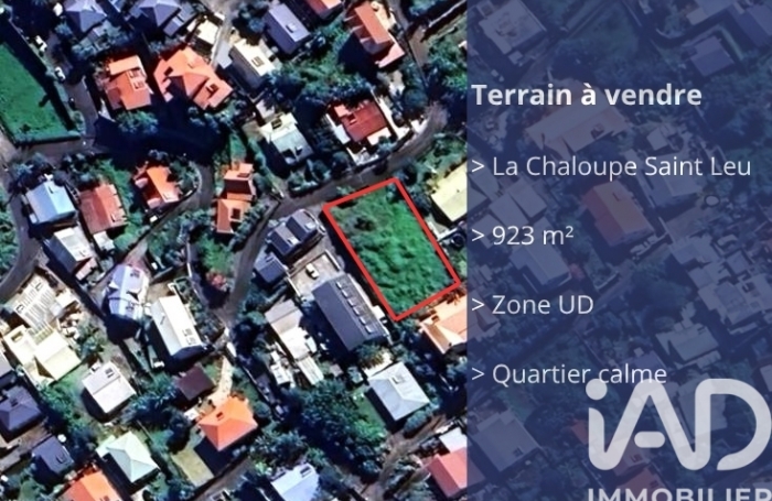 Vente Terrain 923m&sup2; La Chaloupe Saint Leu