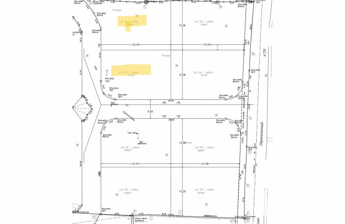 Vente Terrain 359m&sup2; Saint-Pierre