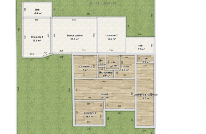 Vente Maison 157m&sup2; 7 pièces Sainte Clotilde