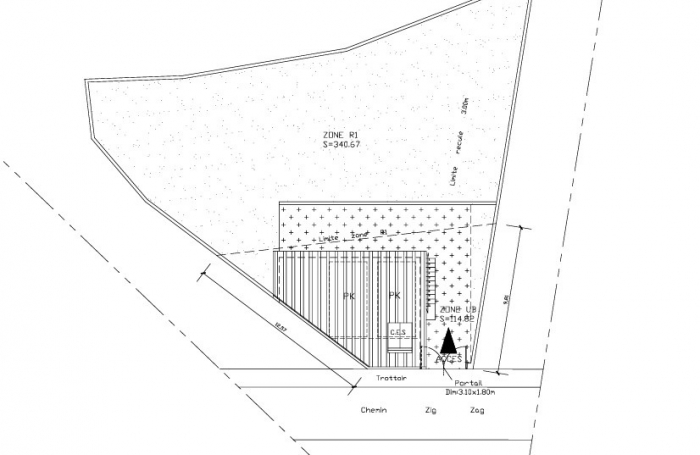 &Agrave; Sainte-Suzanne, terrain &agrave; b&acirc;tir de 480m2 &agrave; acheter