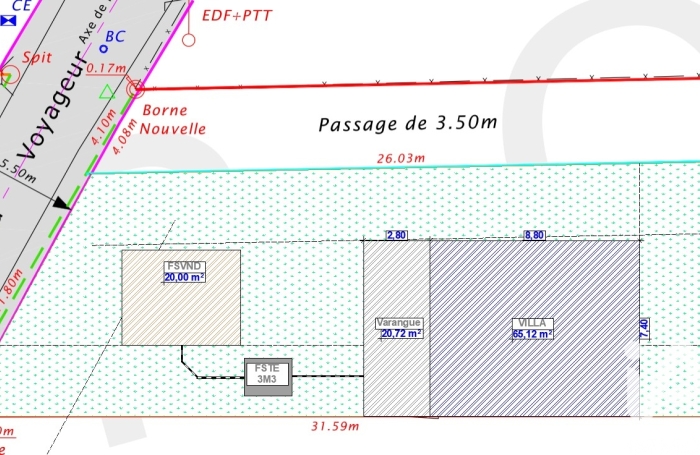 Vente Terrain 300m&sup2; Rivi&egrave;re Saint Louis