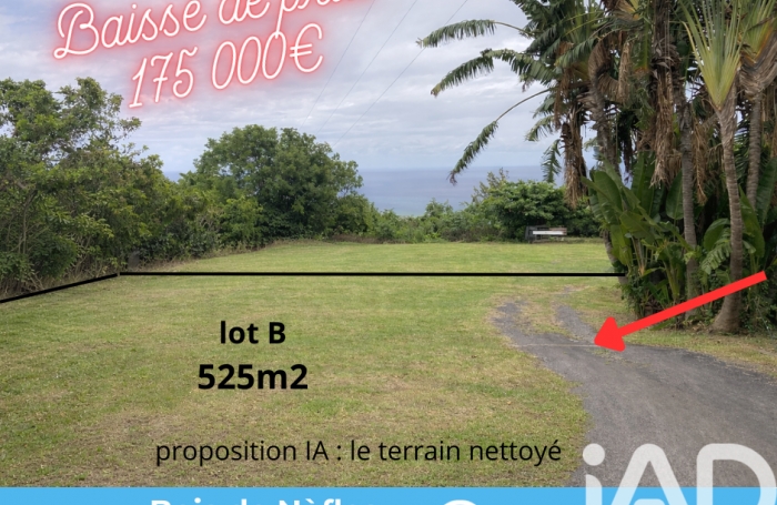 Vente Terrain 525m&sup2; Sainte Clotilde