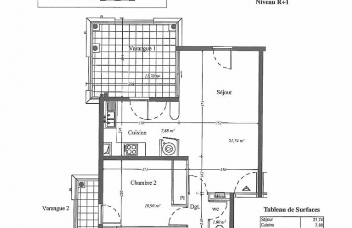 Vente Appartement 60.42m&sup2; 3 pi&egrave;ces Bras-Panon