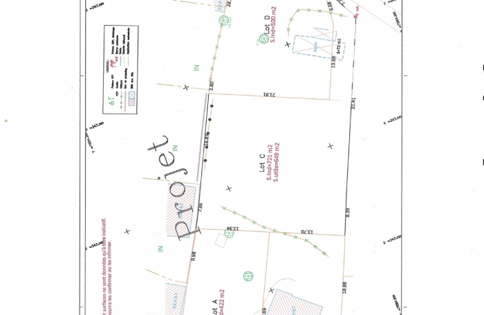 Vente Terrain 721m&sup2; Sainte Clotilde