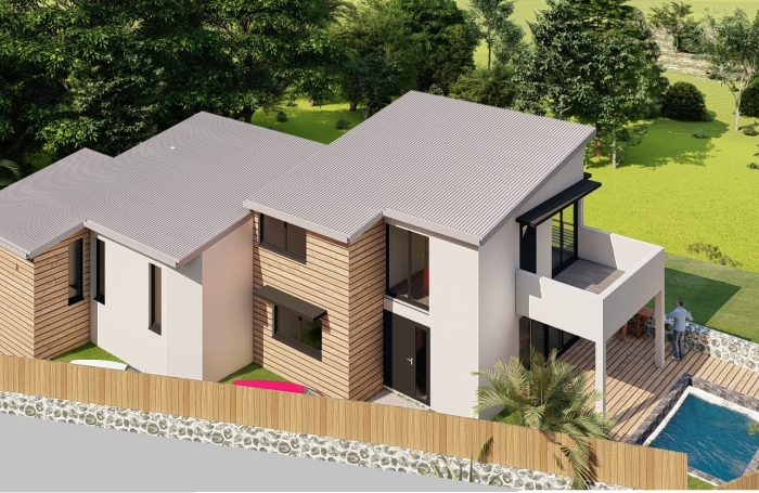 LES AVIRONS 97425 - BELLE PARCELLE - PROCHE CENTRE