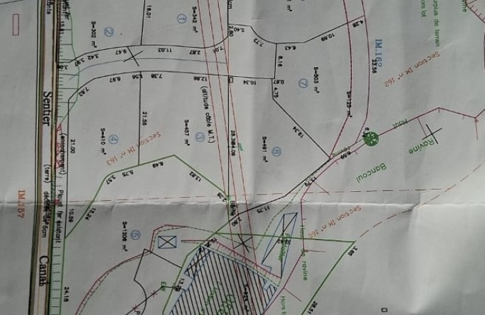 Vente Terrain 410m&sup2; Sainte Clotilde