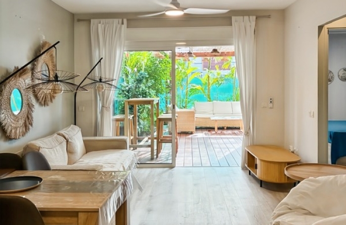 Vente Appartement 49m&sup2; 2 pièces Saint Gilles les Bains
