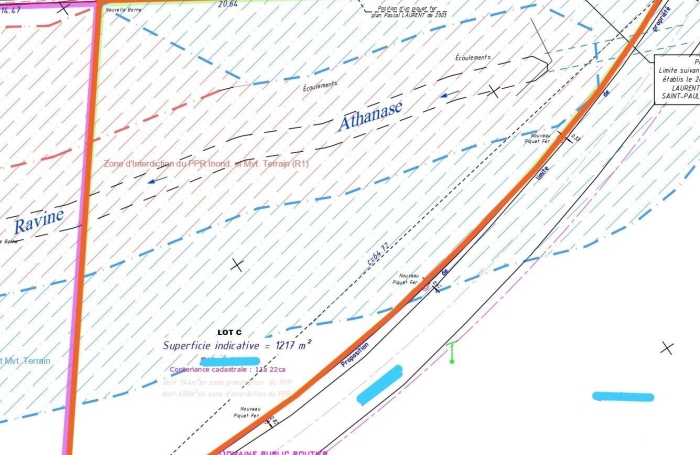 Vente Terrain 1217m&sup2; Le Guillaume
